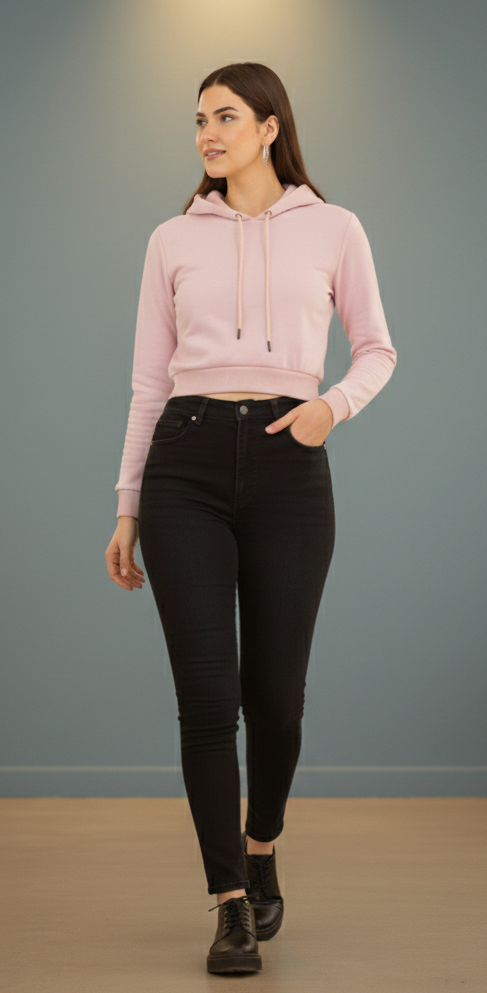 DEERHILL™ Muse Crop Hoodie - DEER HILL